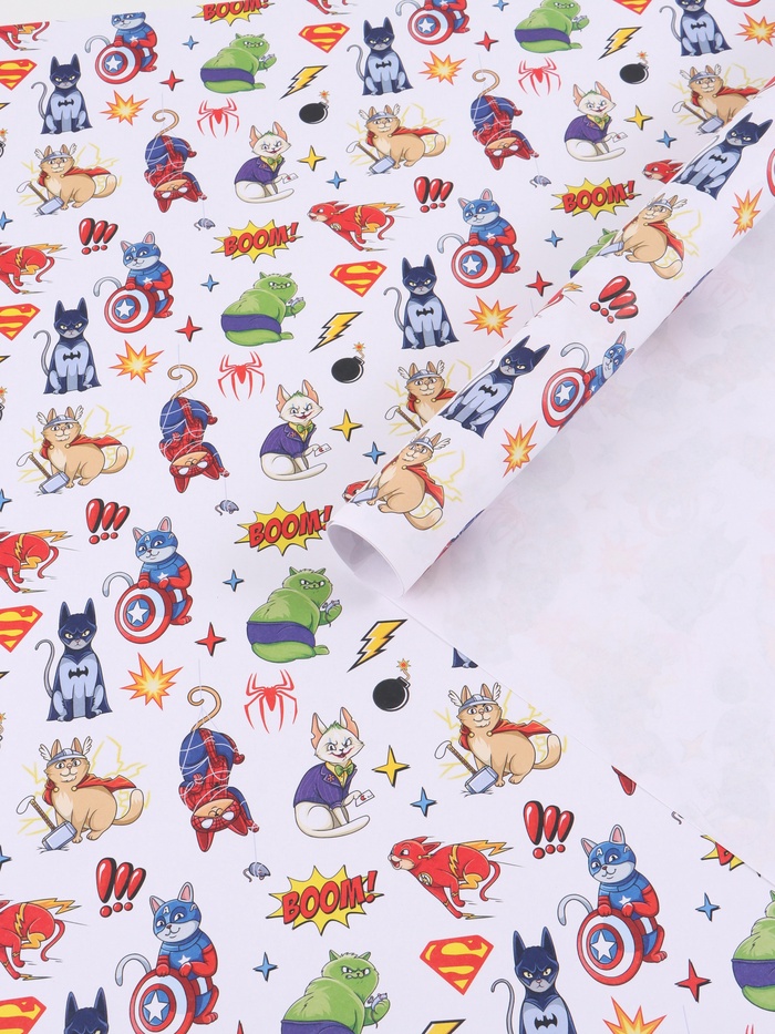 Бумага упаковочная крафтовая «Суперкот», 70×100 см